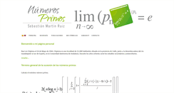 Desktop Screenshot of numerosprimos.net